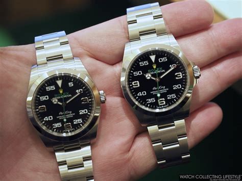 rolex air king 2018 vs hamilton pilot date|rolex air king spotting.